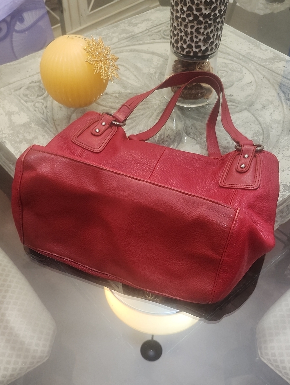 The Sak Bright Red Gebuine Soft Leather Large Hobo Bag